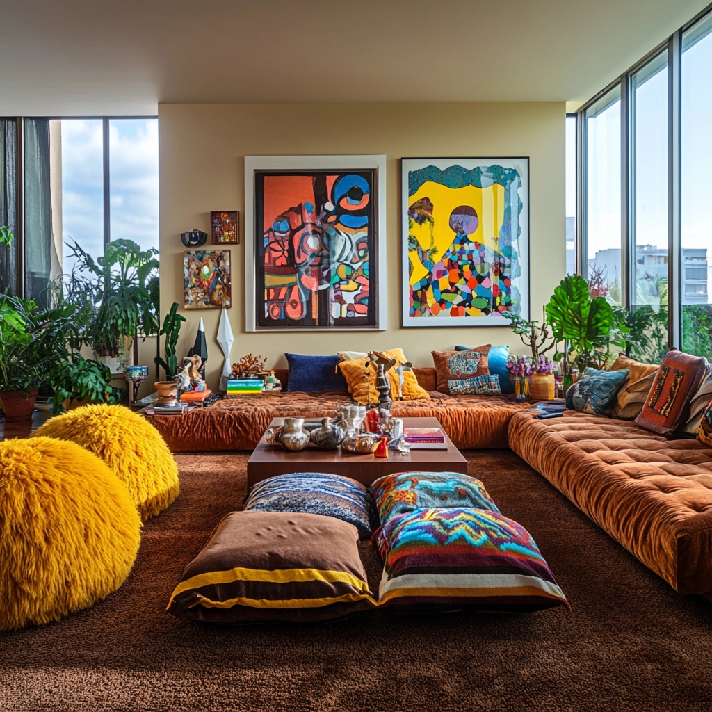 brown carpet living room 42