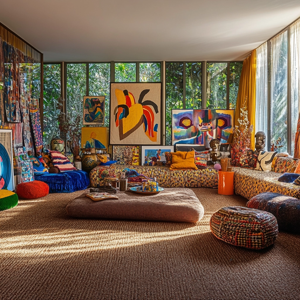 brown carpet living room 43