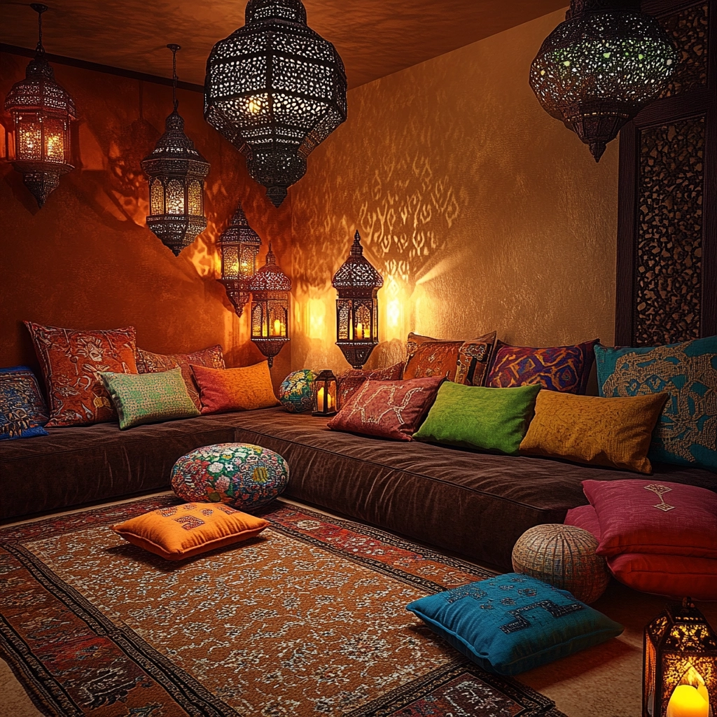 brown carpet living room 53