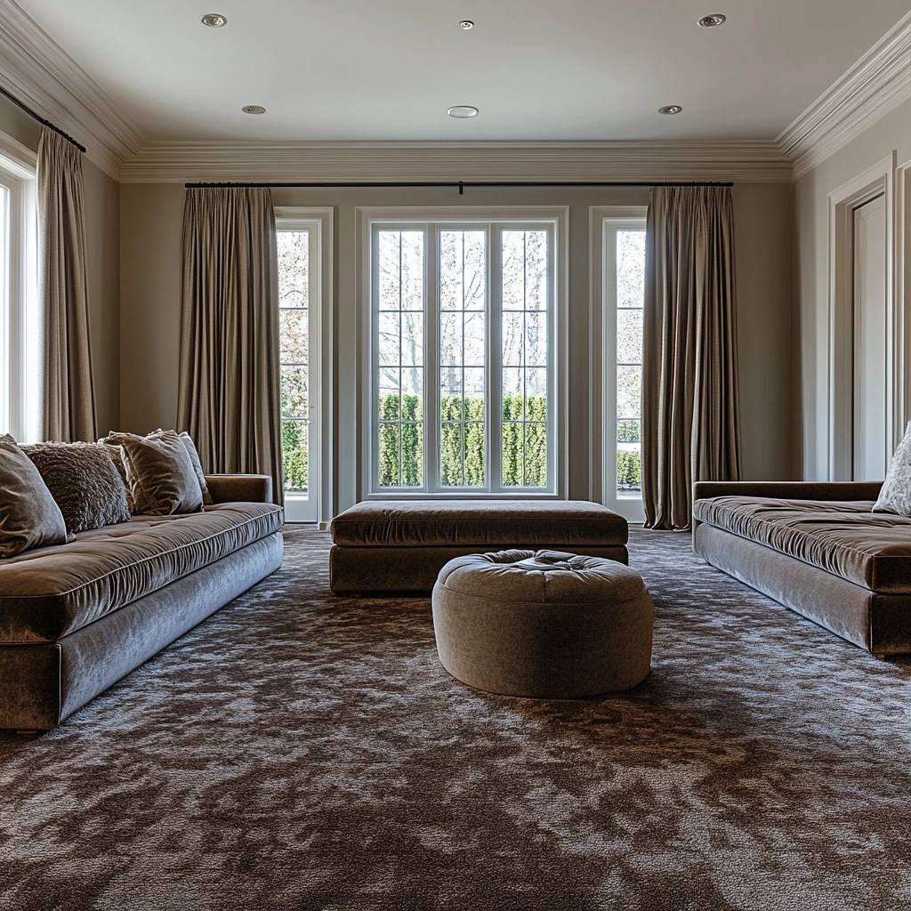 brown carpet living room 59