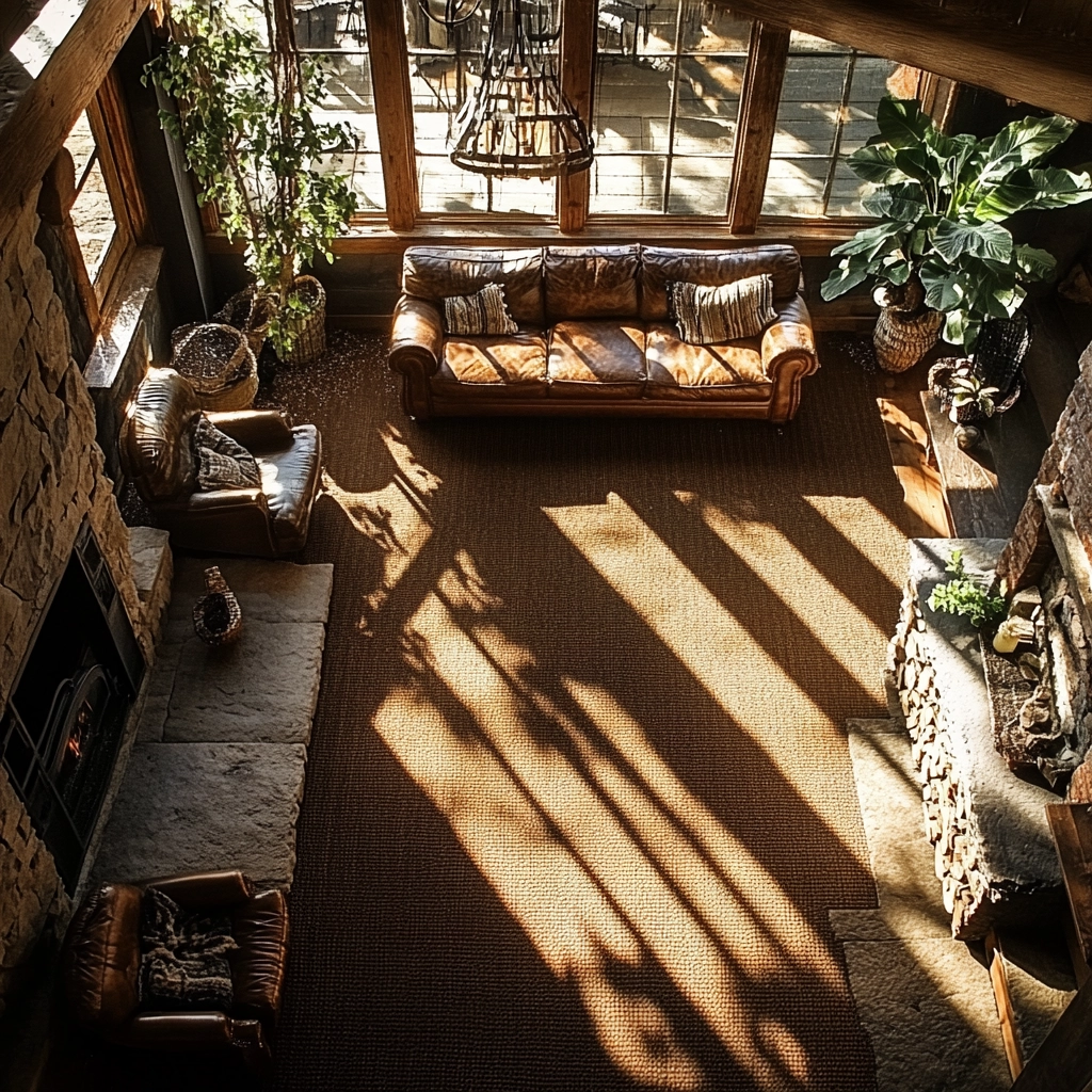brown carpet living room 6