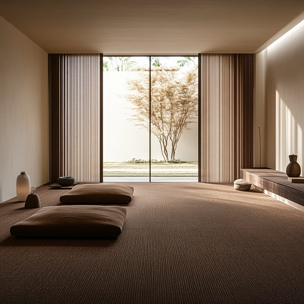 brown carpet living room 75
