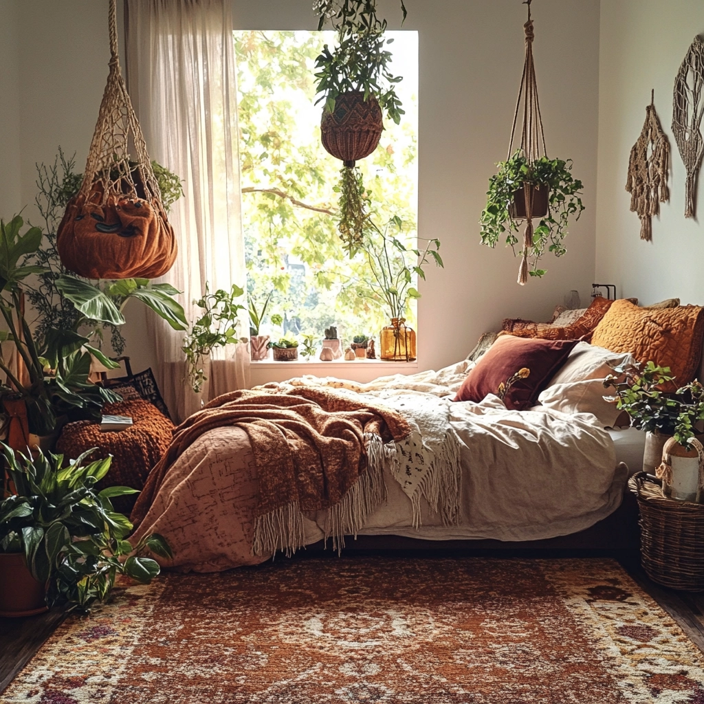 brown rug bedroom 11