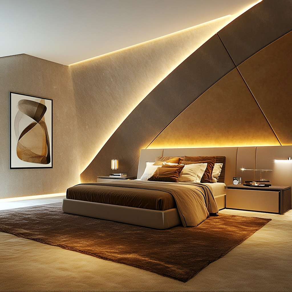 brown rug bedroom 14