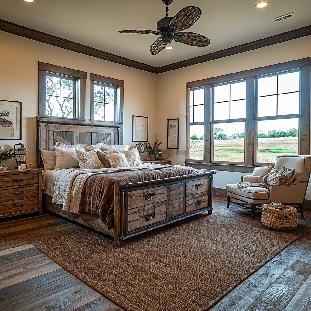 brown rug bedroom 33
