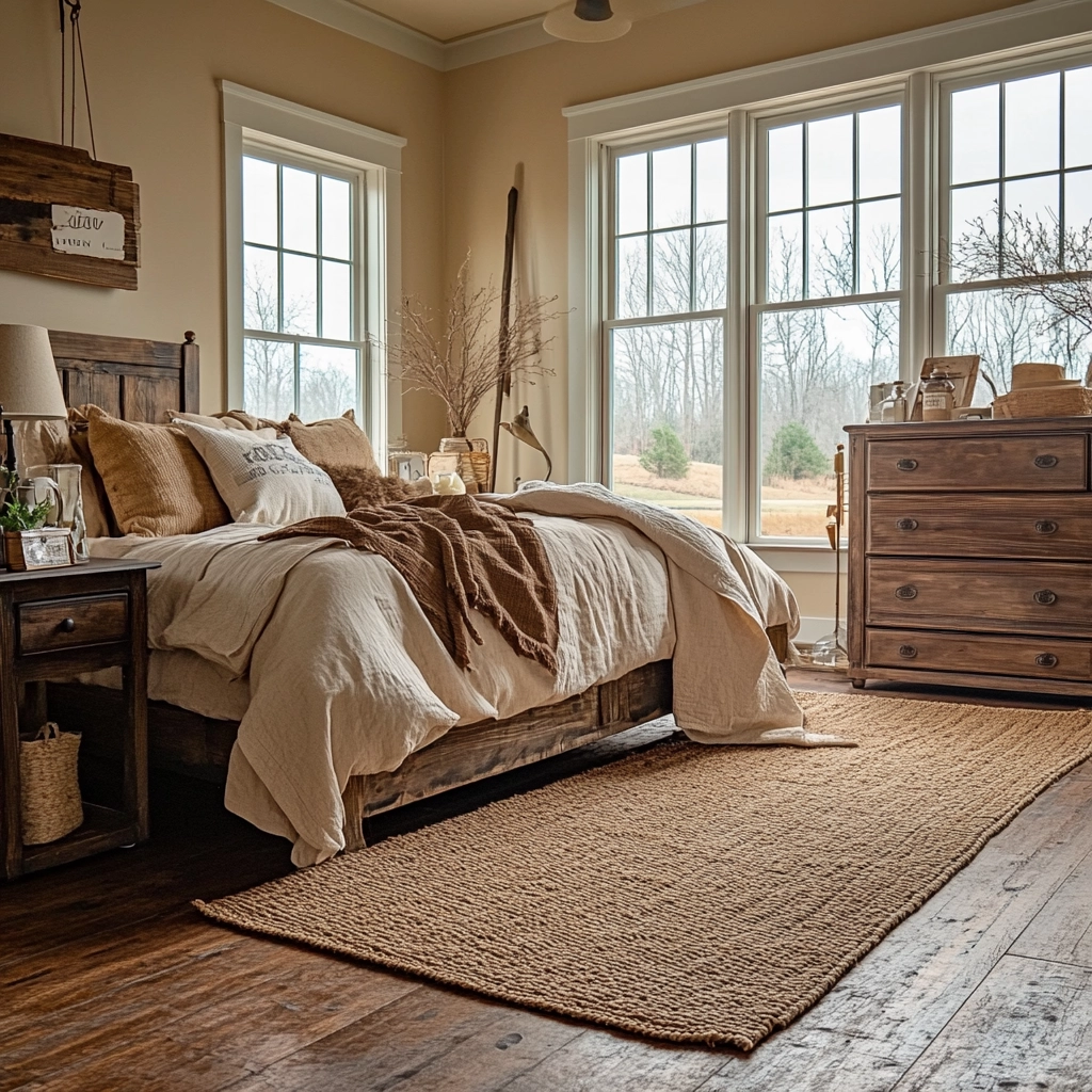 brown rug bedroom 35