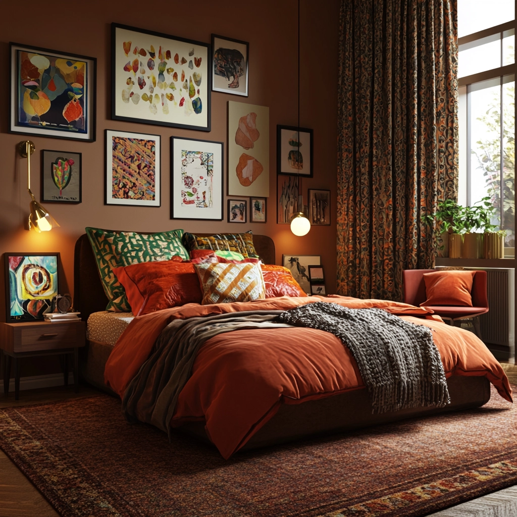 brown rug bedroom 38