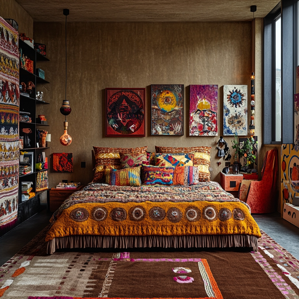 brown rug bedroom 39
