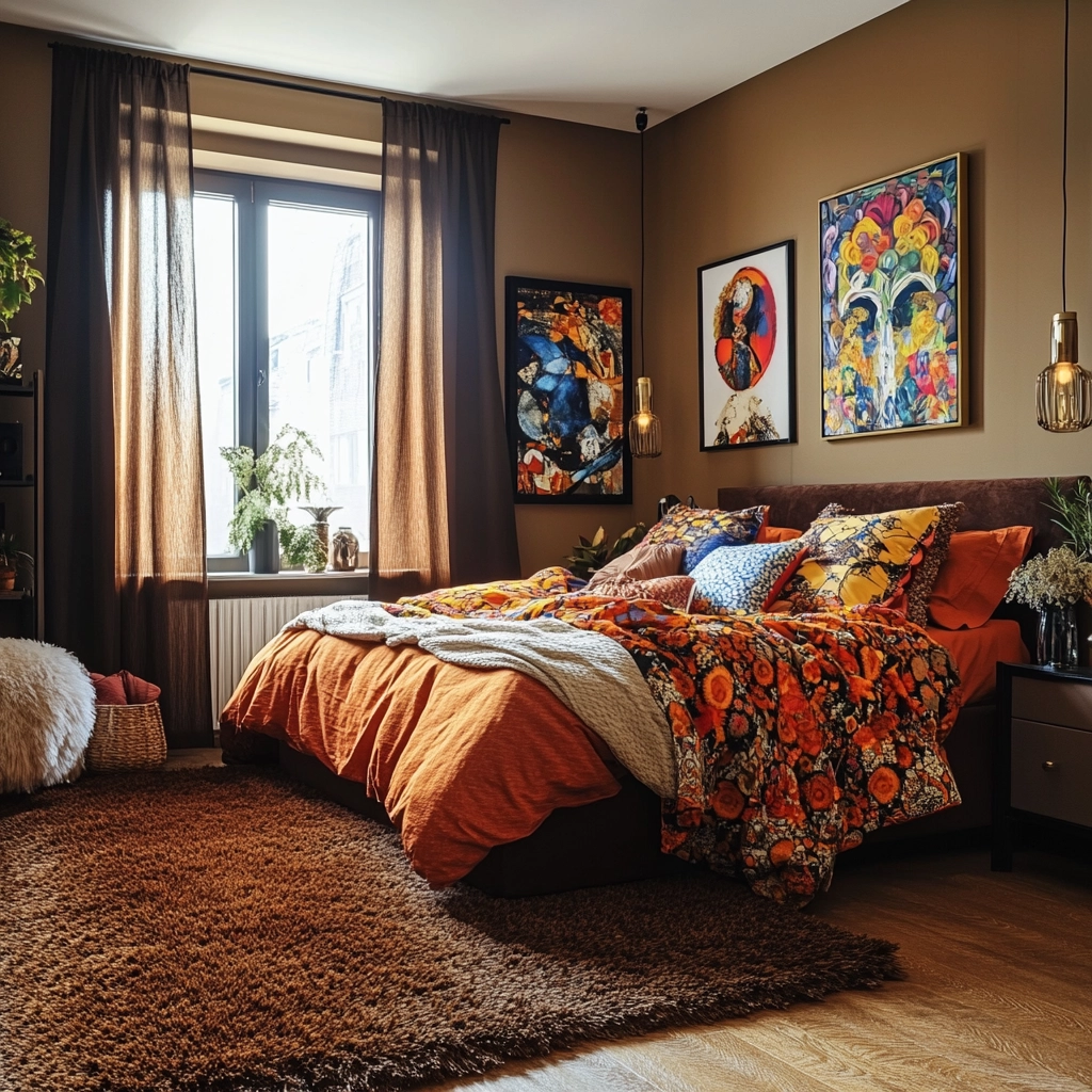 brown rug bedroom 40