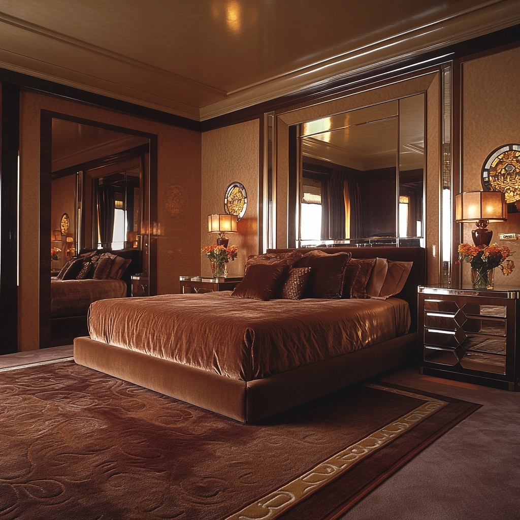 brown rug bedroom 48