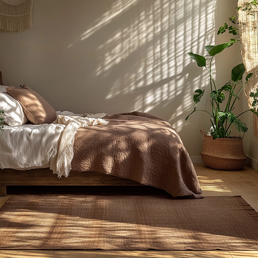 brown rug bedroom 5