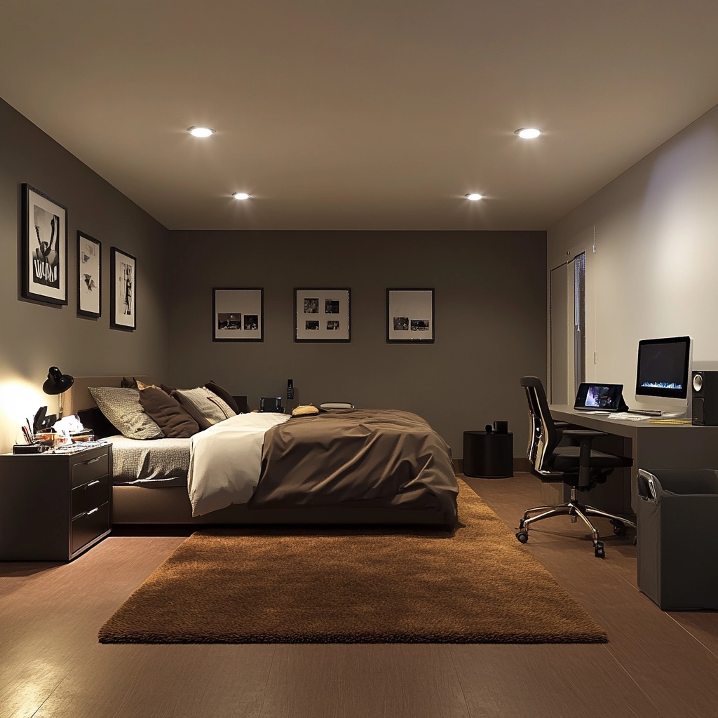 brown rug bedroom 51