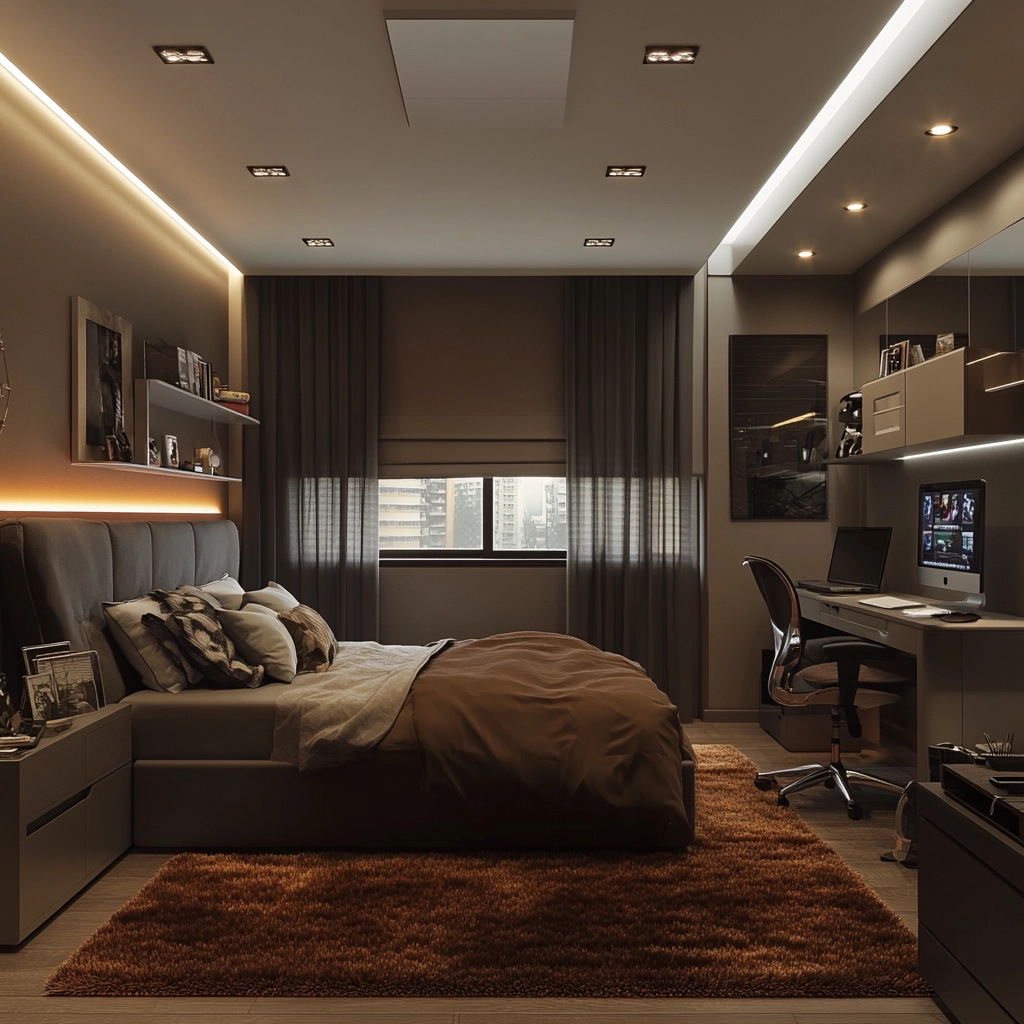 brown rug bedroom 52
