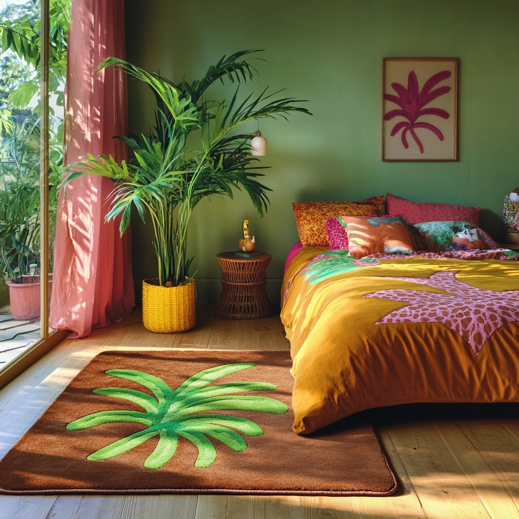 brown rug bedroom 63