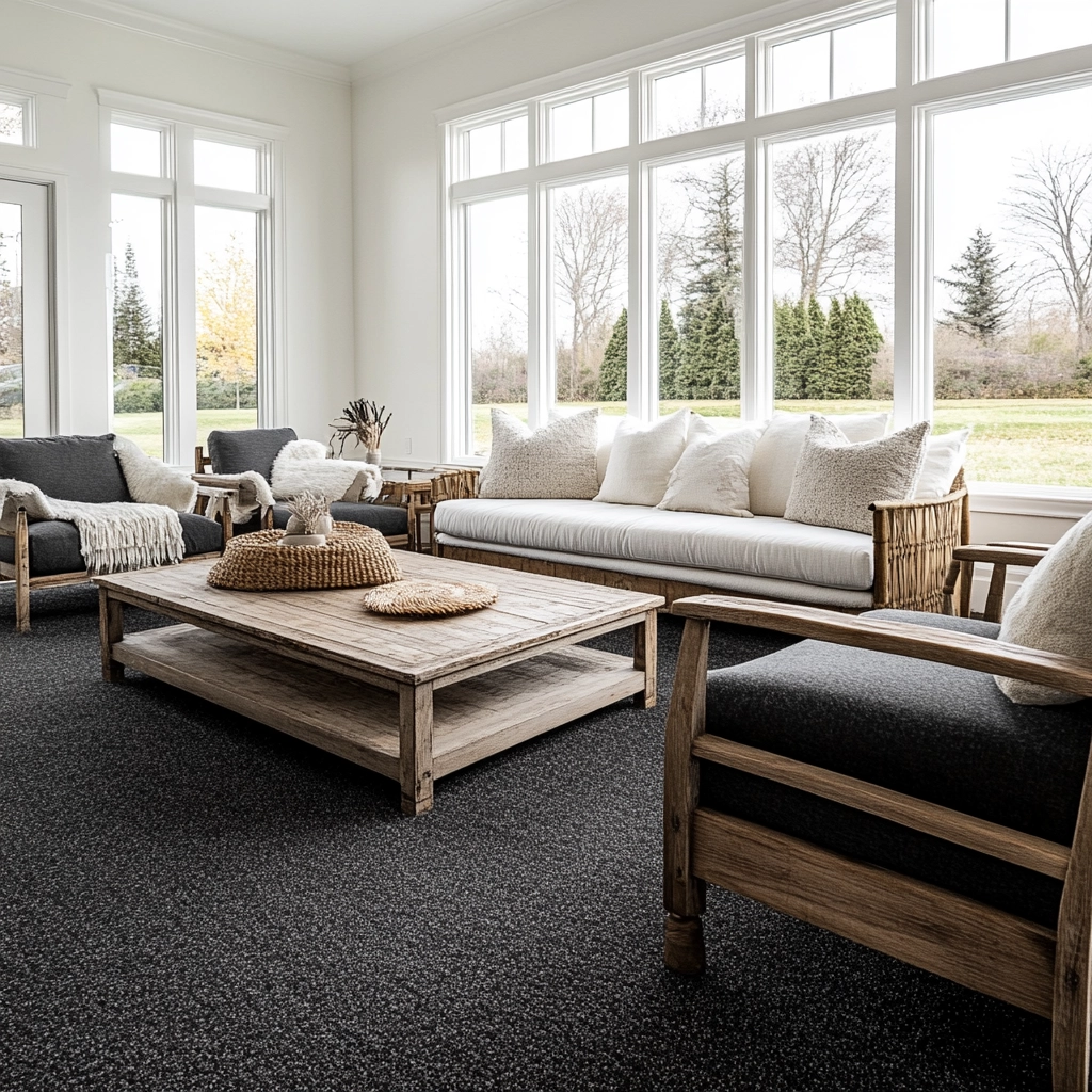 charcoal carpet living room 37