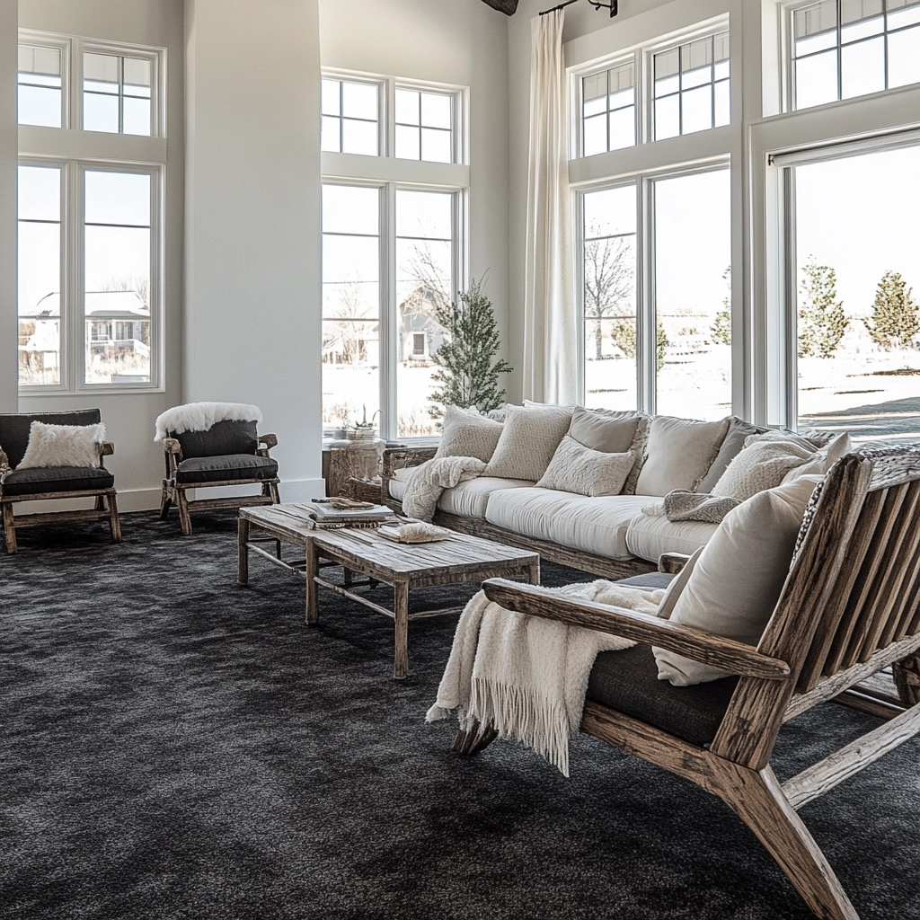 charcoal carpet living room 38