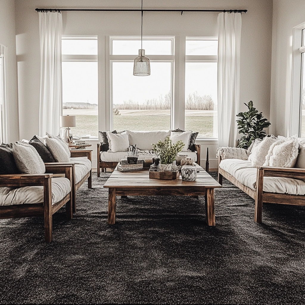 charcoal carpet living room 39
