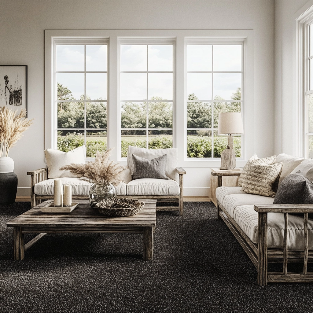 charcoal carpet living room 40