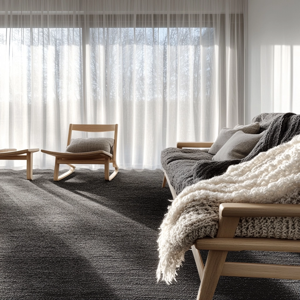 charcoal carpet living room 6