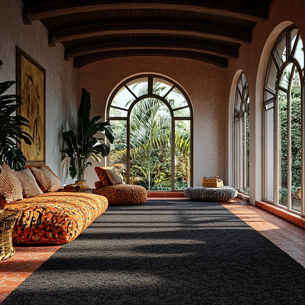 charcoal carpet living room 79
