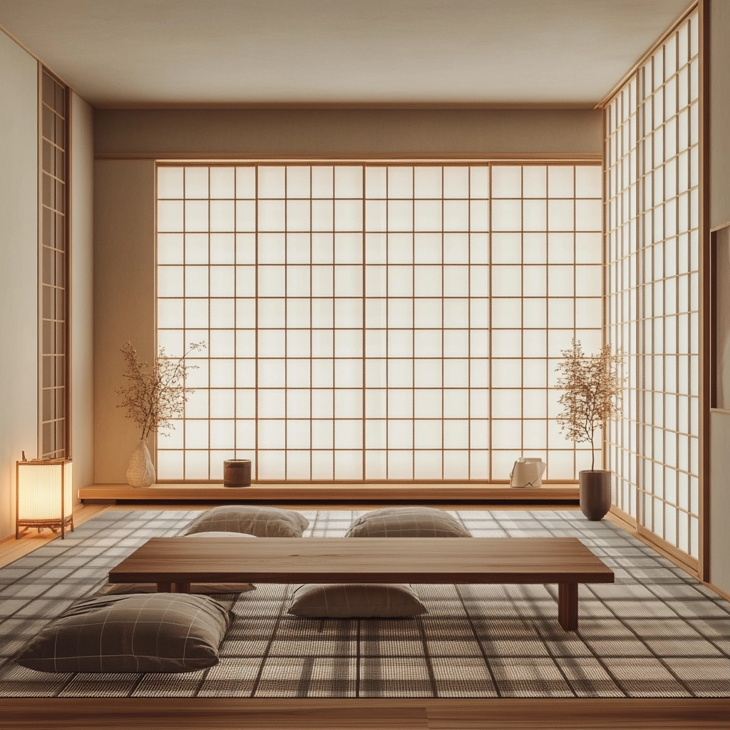 checkered carpet bedroom 38