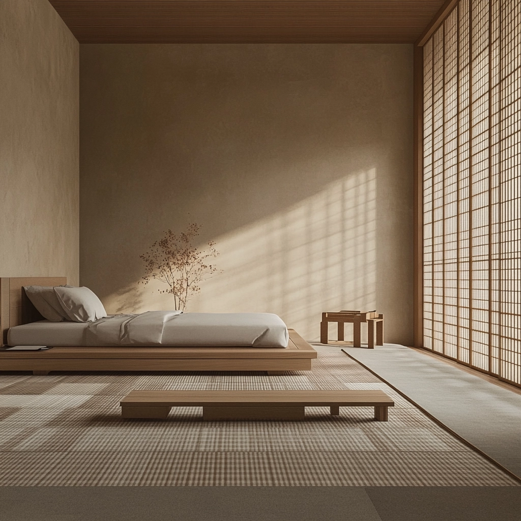 checkered carpet bedroom 39