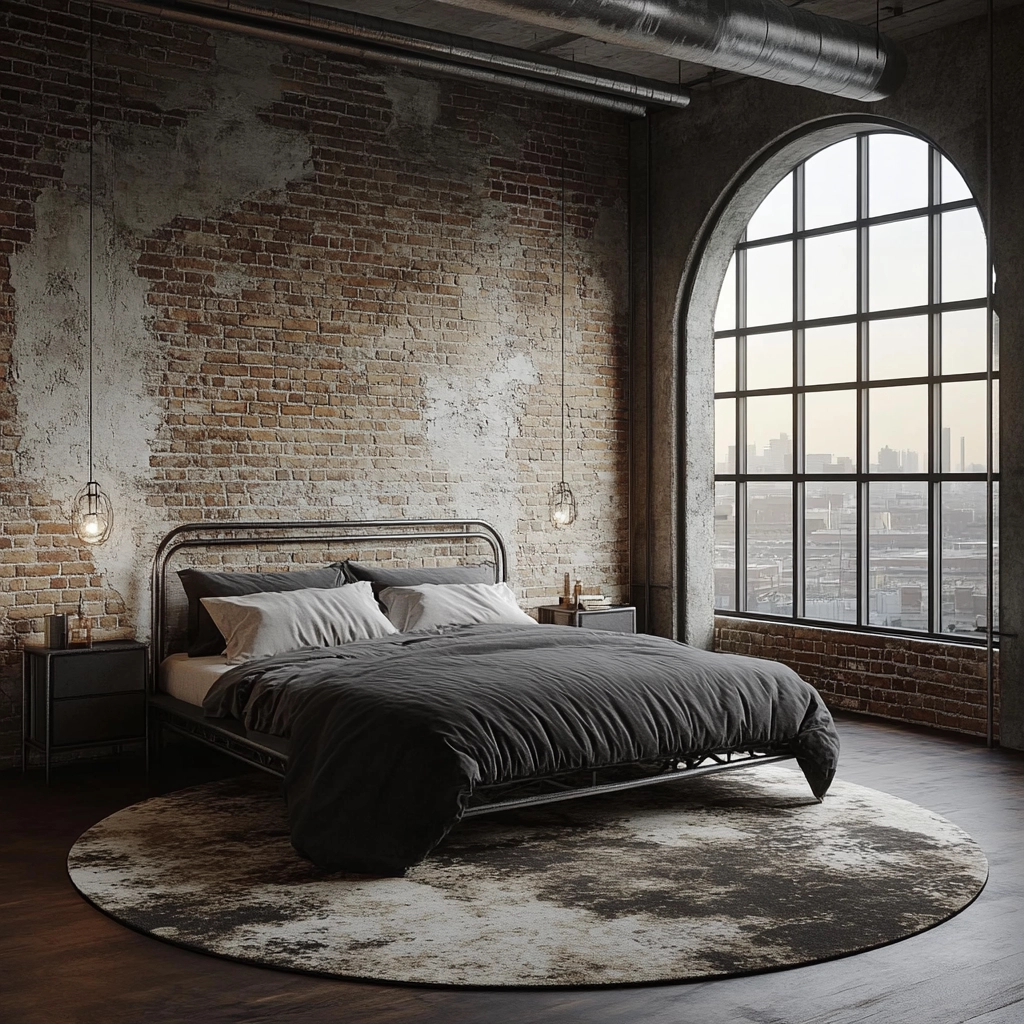 circle rug bedroom 10