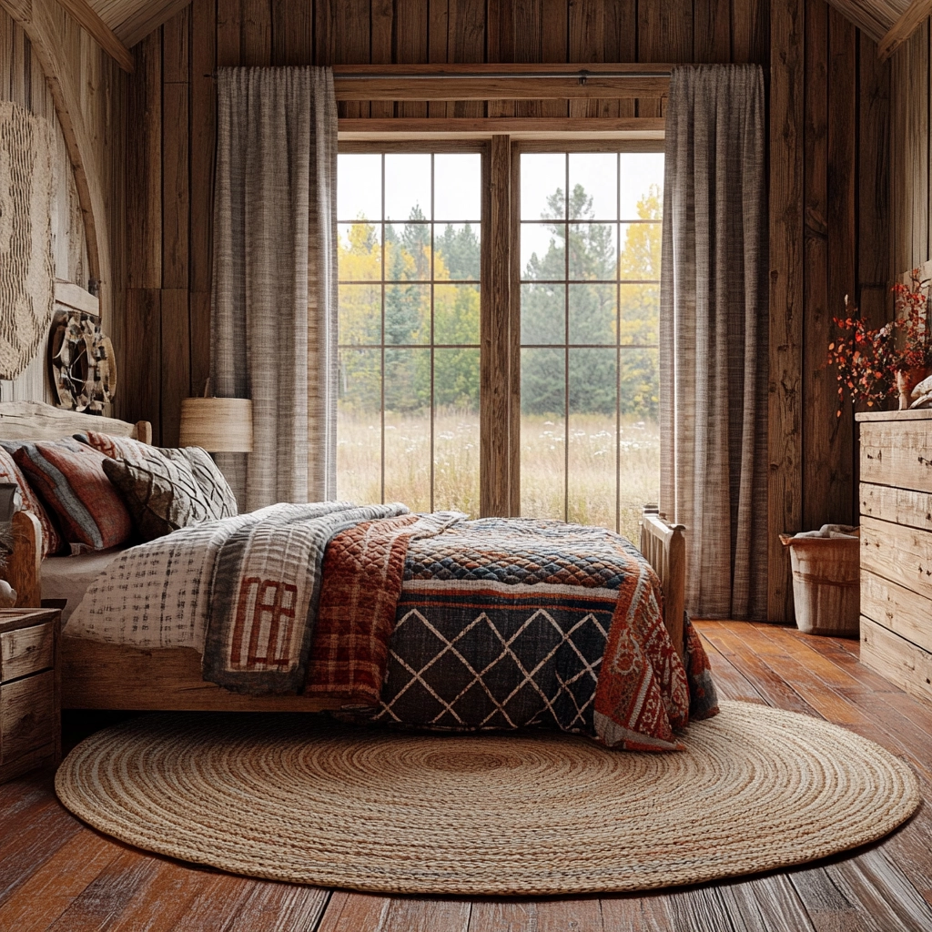 circle rug bedroom 18
