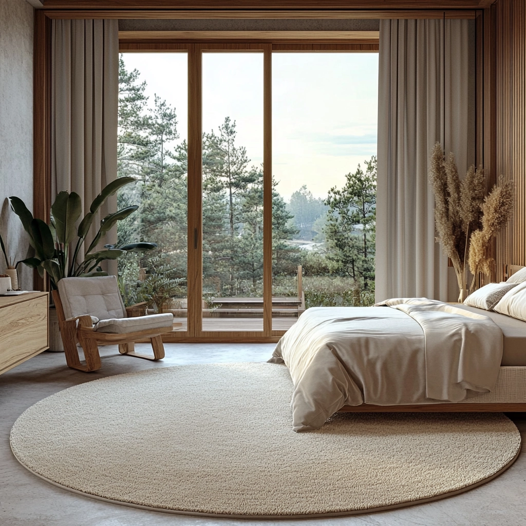 circle rug bedroom 2
