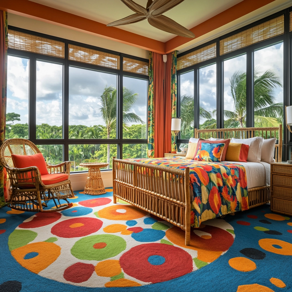 circle rug bedroom 25