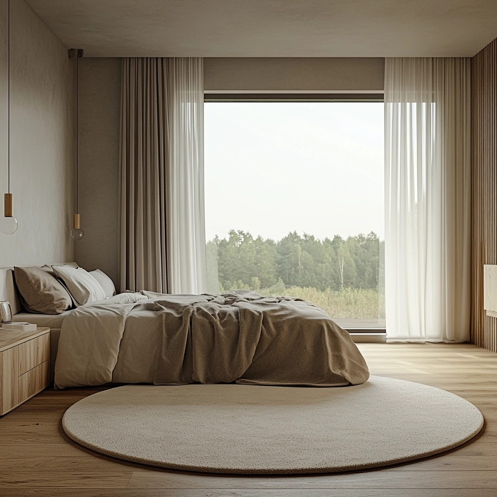circle rug bedroom 3