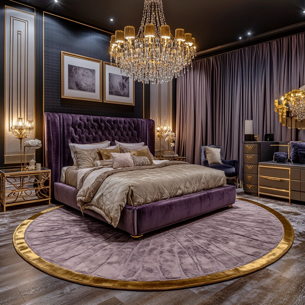 circle rug bedroom 30