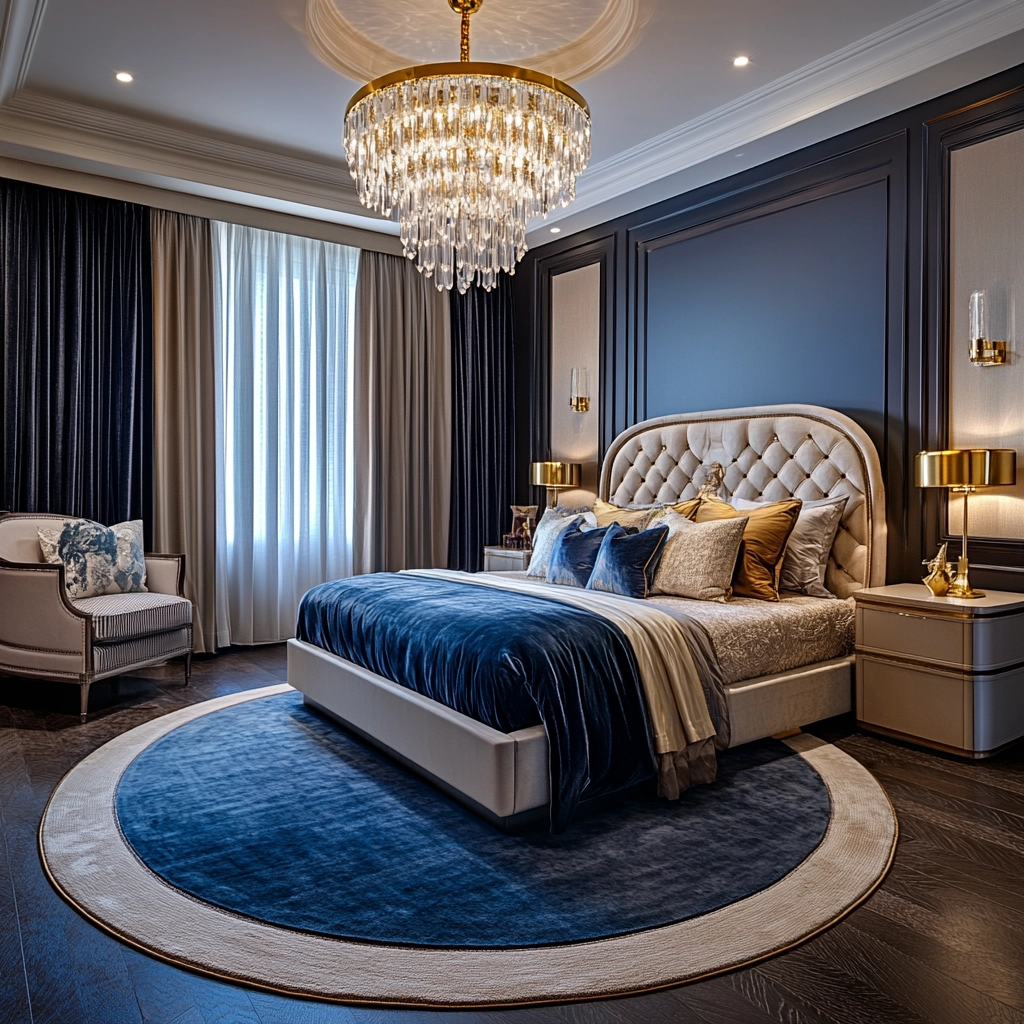circle rug bedroom 31