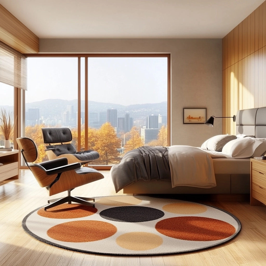circle rug bedroom 34
