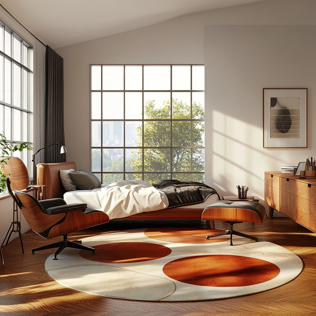 circle rug bedroom 36