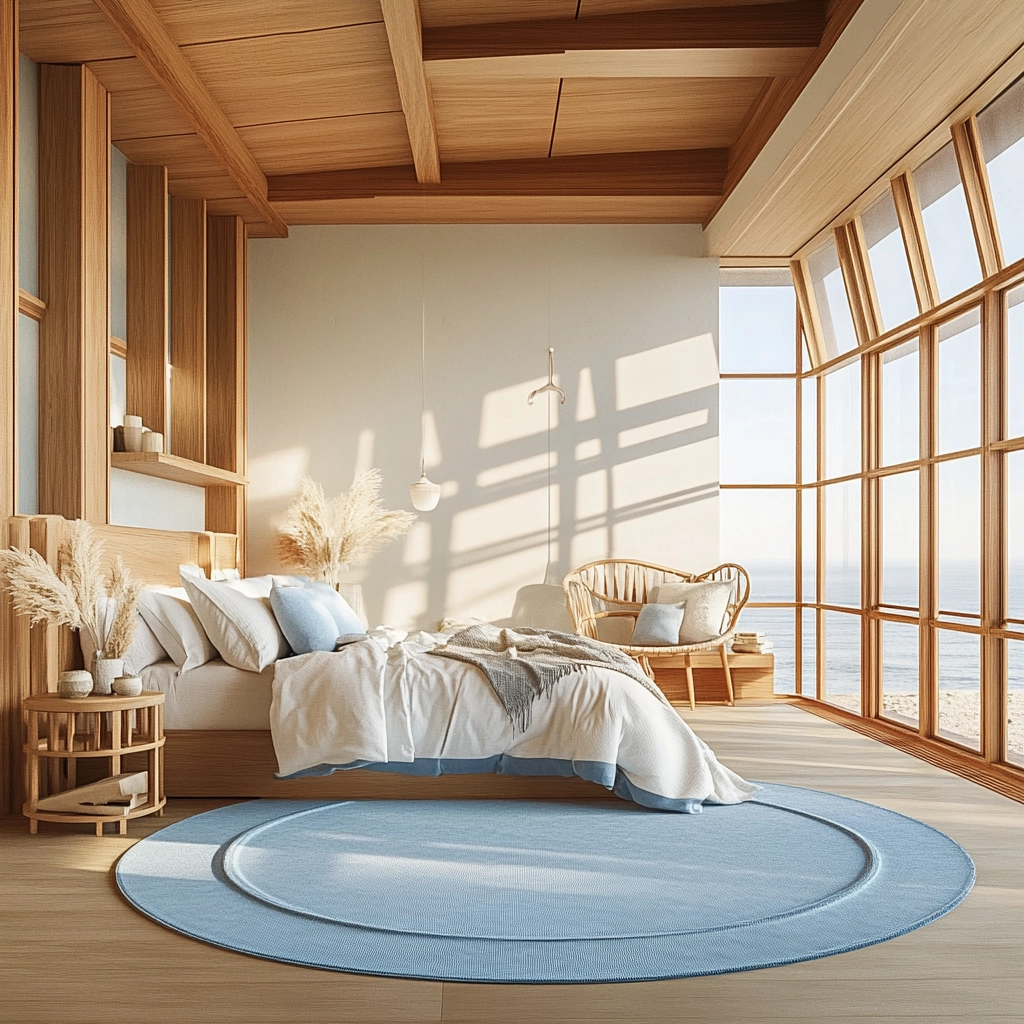circle rug bedroom 37