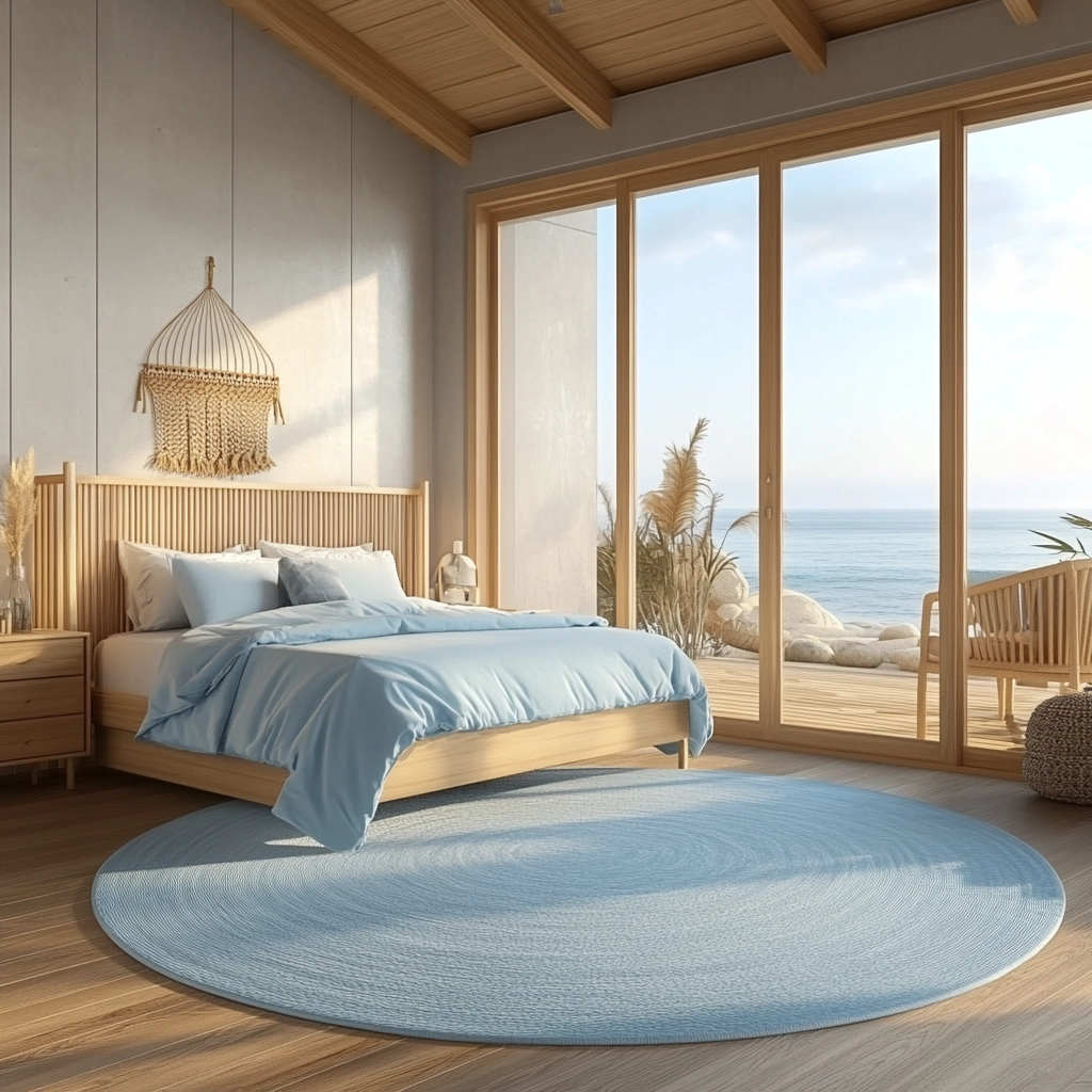 circle rug bedroom 39