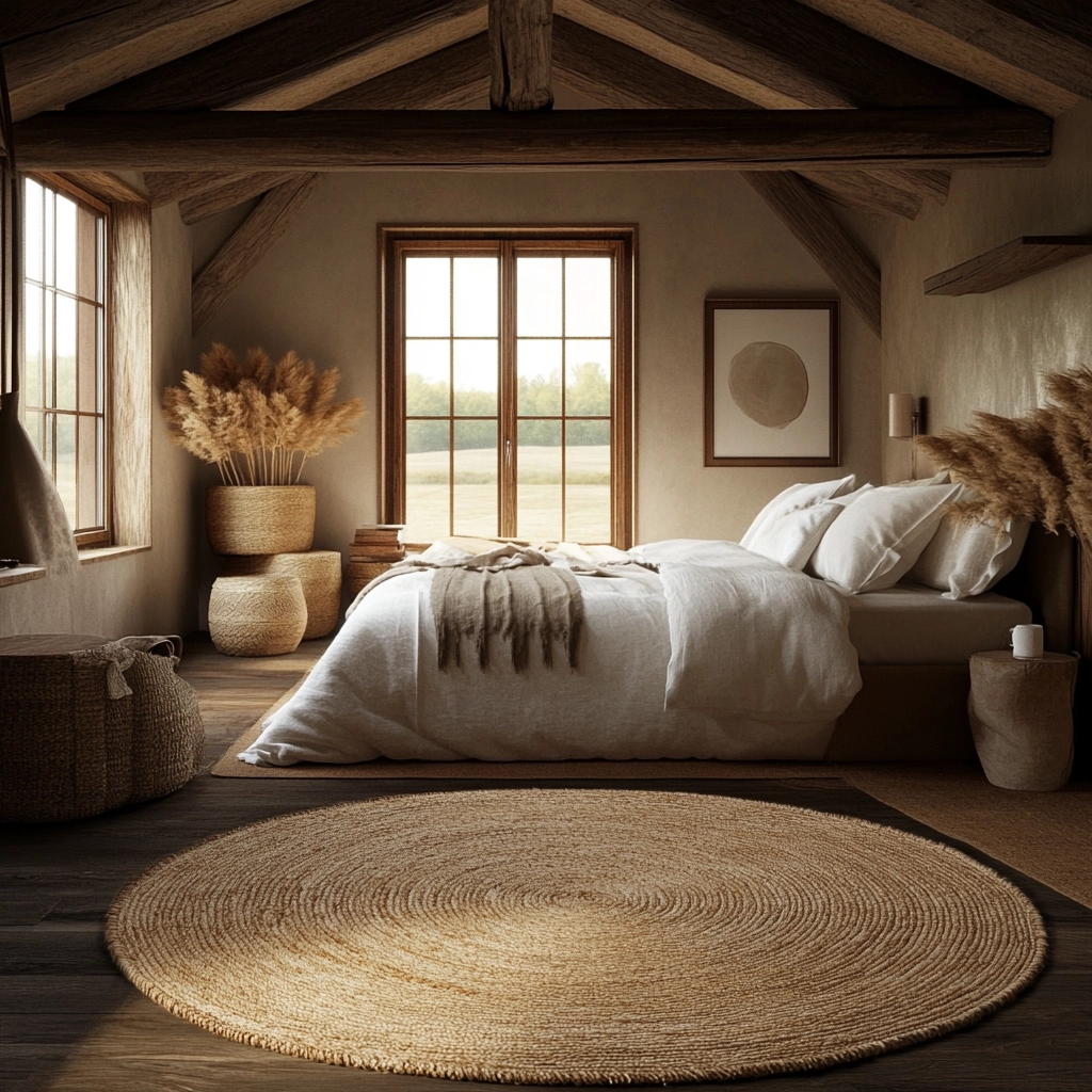 circle rug bedroom 49