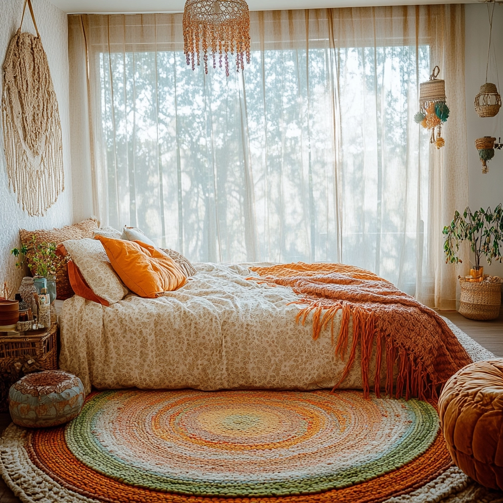 circle rug bedroom 5