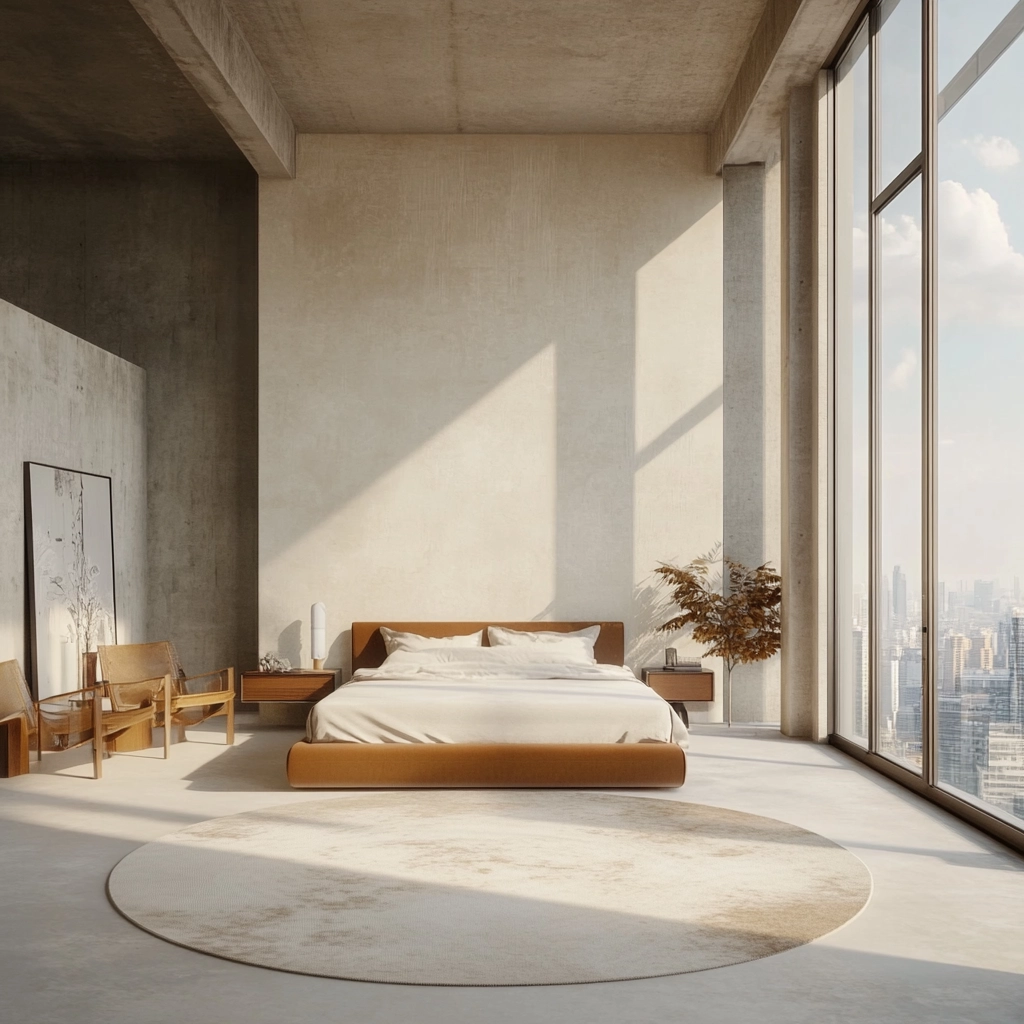 circle rug bedroom 56