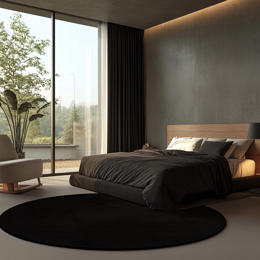 circle rug bedroom 74