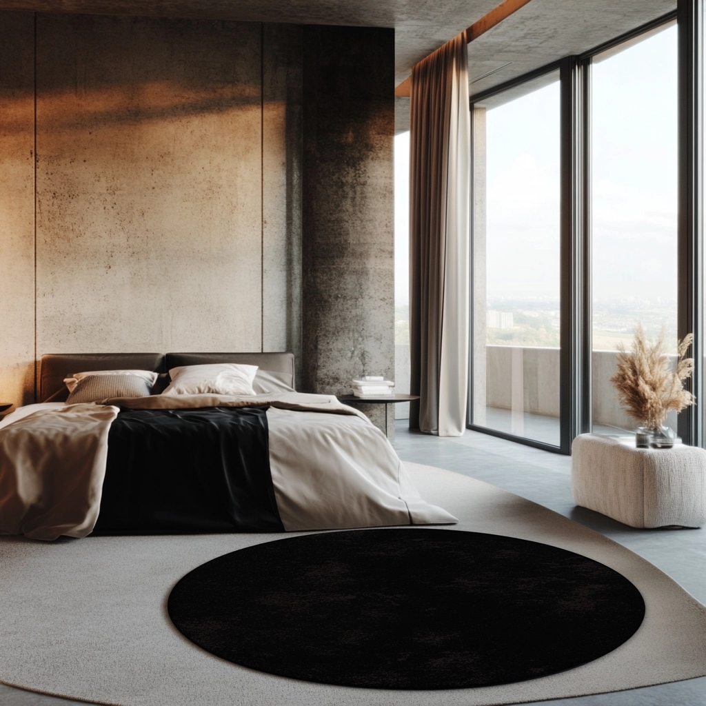 circle rug bedroom 76