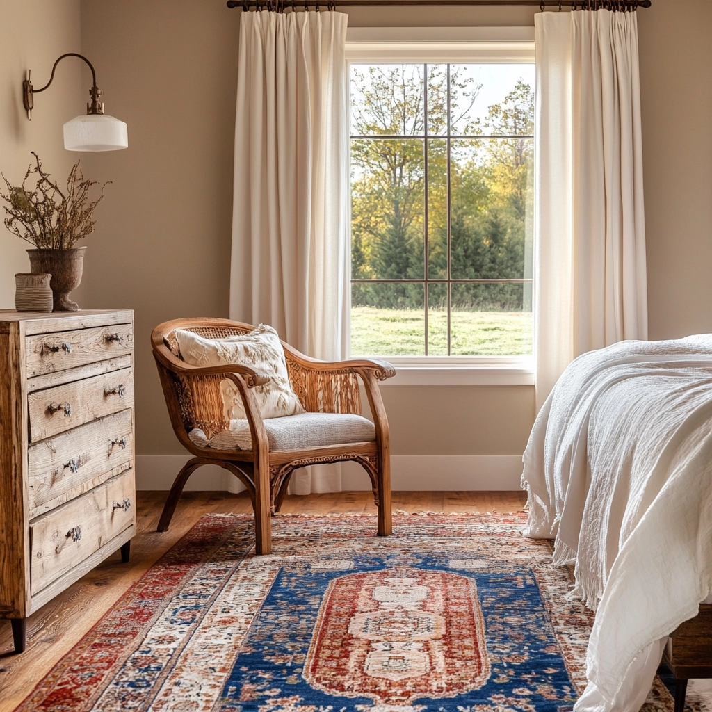 colorful rug bedroom 25