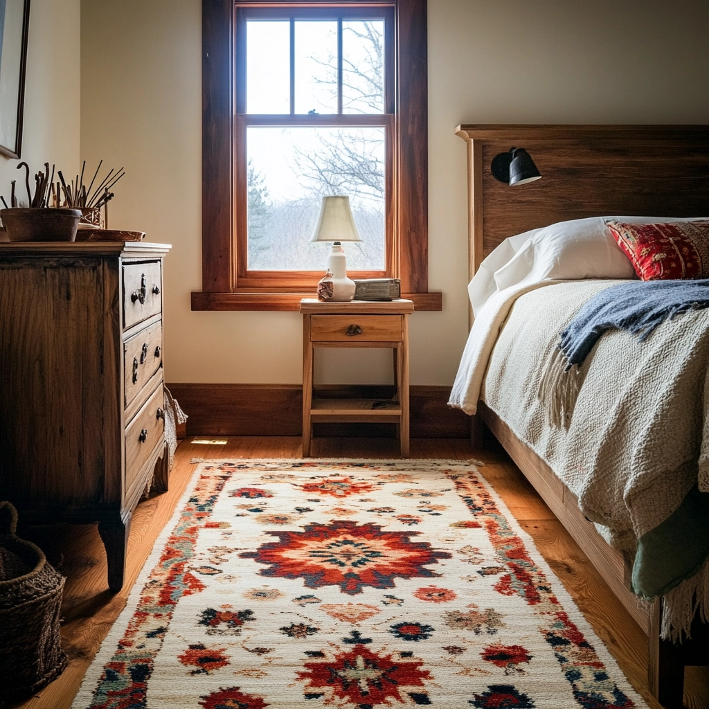 colorful rug bedroom 28