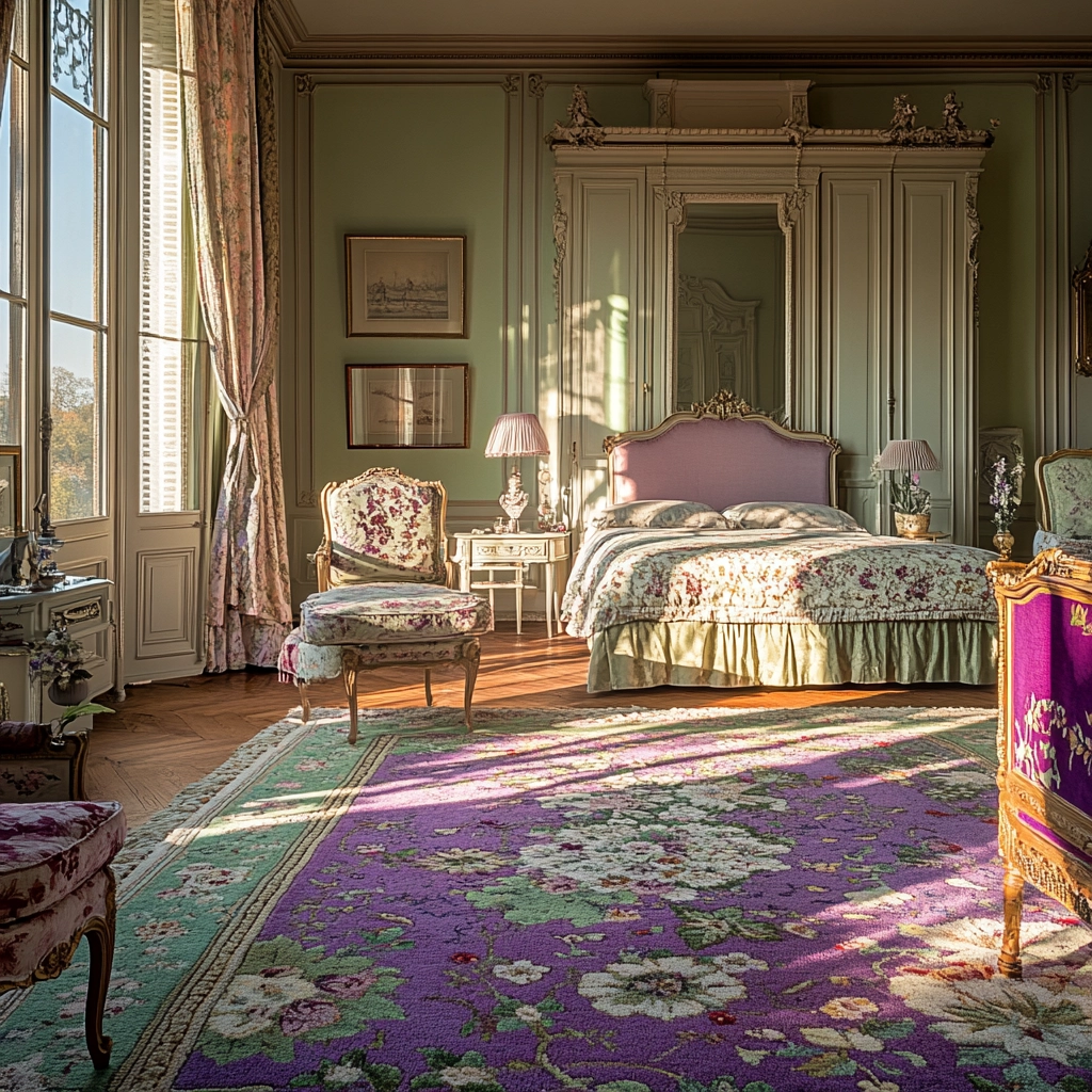 colorful rug bedroom 49