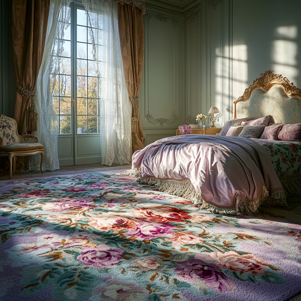 colorful rug bedroom 50