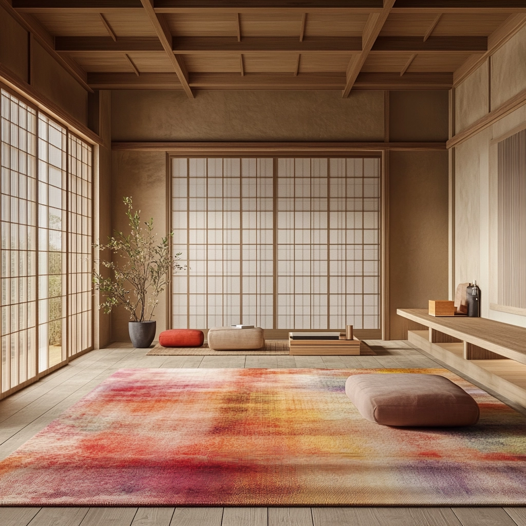 colorful rug bedroom 71