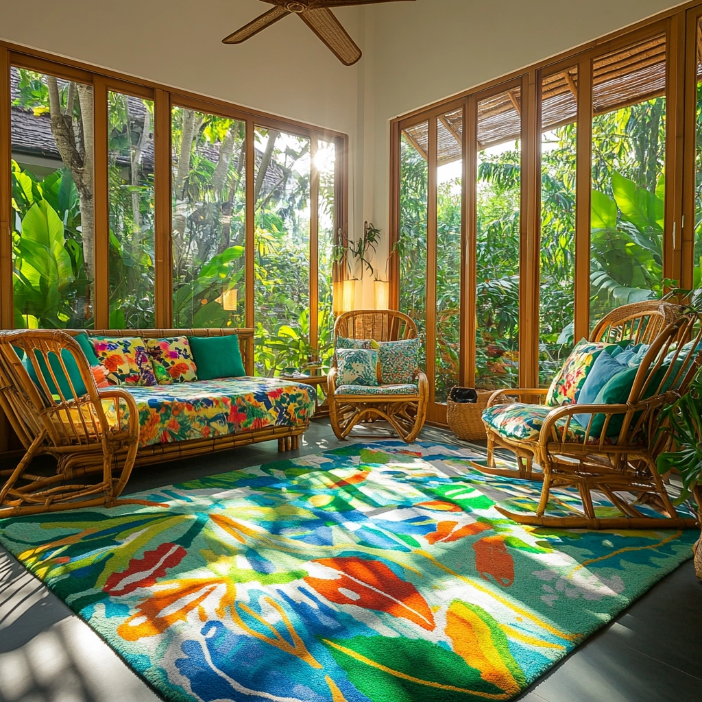 colorful rug bedroom 76