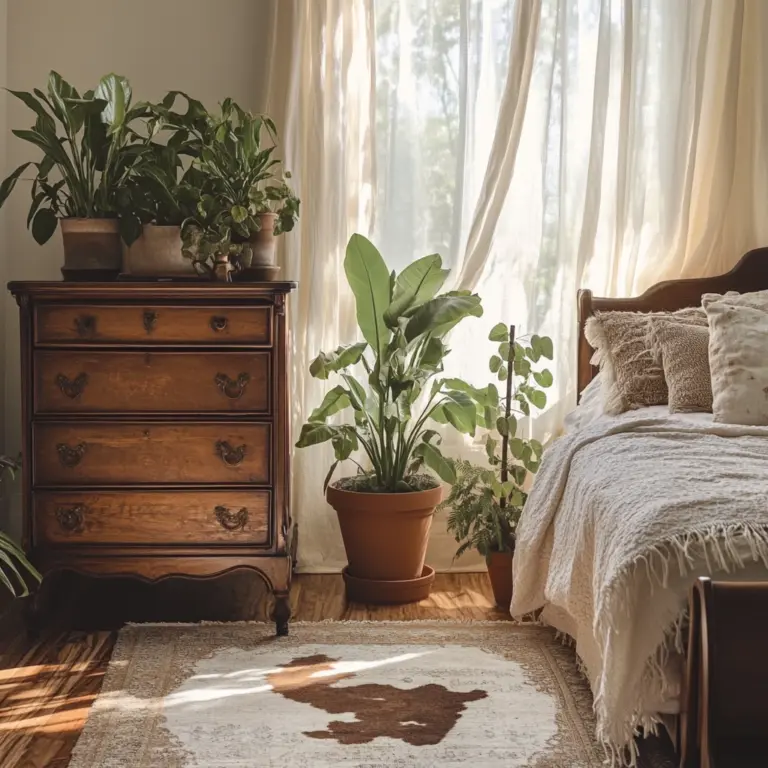 cow rug bedroom 1