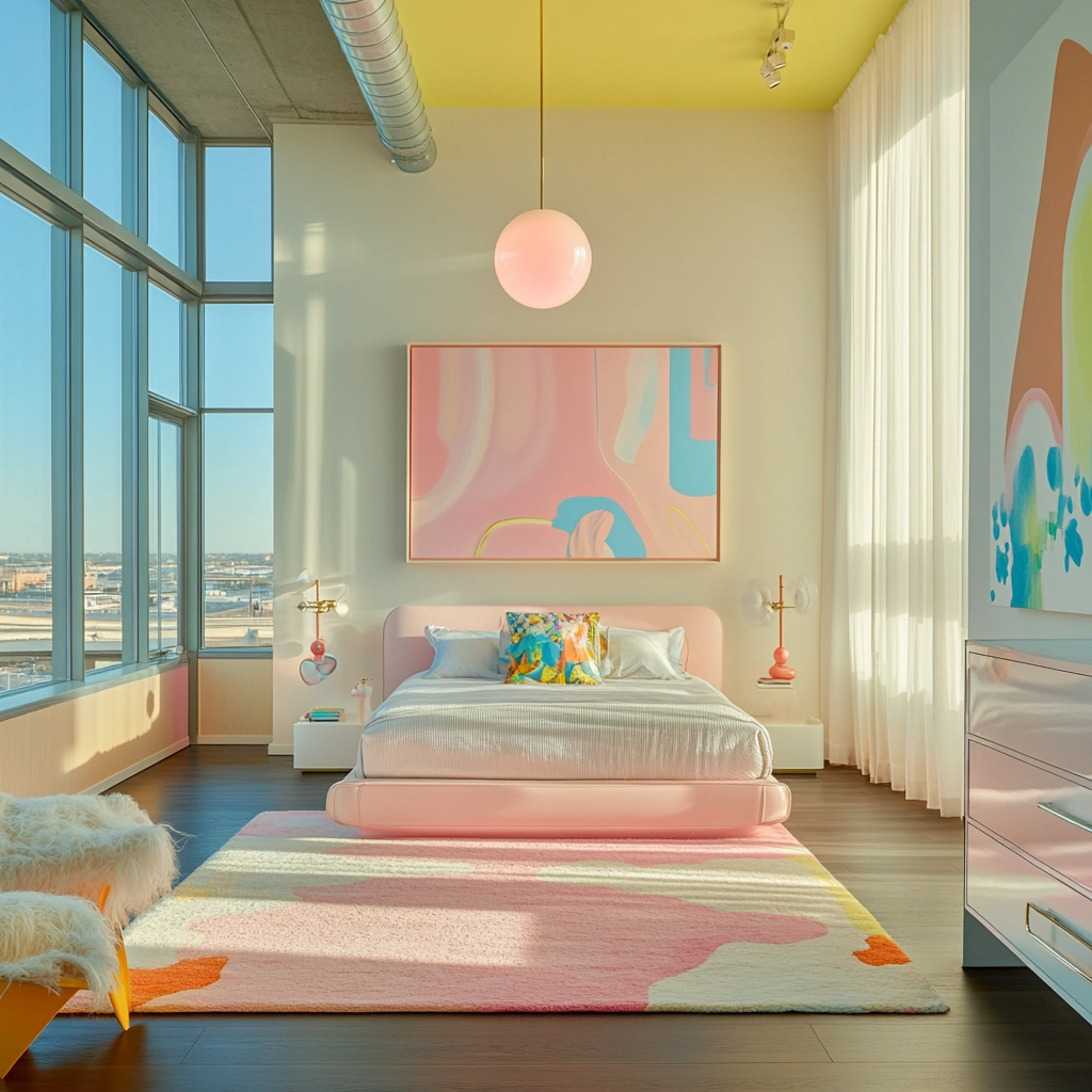 cow rug bedroom 13